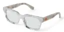 Shop OFF WHITE Style 21 Unisex Square Eyeglasses online.