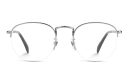 Shop DAVID BECKHAM Half Rim Oval Eyeglasses online.