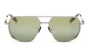 Shop AKONI Pathfinder Rectangle Sunglasses online.