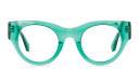 Shop OFF WHITE Unisex Round Eyeglasses online.