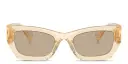 Shop MIU MIU Rectangle Sunglasses online.