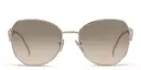 Shop PRADA Irregular Sunglasses online.