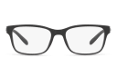 Shop BVLGARI Wide Rectangle Eyeglasses online.