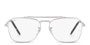 Shop Ray-Ban New Caravan Unisex Wide Square Eyeglasses online.