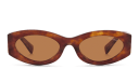 Shop MIU MIU Oval Sunglasses online.