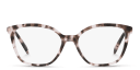 Shop PRADA Butterfly Eyeglasses online.