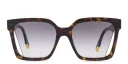 Shop FENDI Fendi Way Oversized Square Sunglasses online.
