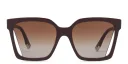 Shop FENDI Fendi Way Oversized Square Sunglasses online.