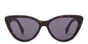 Shop FENDI Lettering Cat-Eye Sunglasses online.