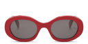 Shop CELINE Triomphe Oval Sunglasses online.