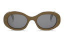Shop CELINE Triomphe Oval Sunglasses online.