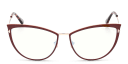 Shop TOM FORD Wide Cat-Eye Eyeglasses online.