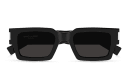 Shop SAINT LAURENT Unisex Rectangle Sunglasses online.