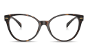 Shop VERSACE Medusa Wide Cat-Eye Eyeglasses online.