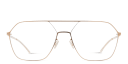 Shop MYKITA Unisex Jelva Wide Aviator Eyeglasses online.