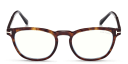 Shop TOM FORD Unisex Round Eyeglasses online.