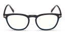 Shop TOM FORD Unisex Round Eyeglasses online.