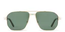 Shop Cartier Santos de Cartier Wide Pilot Sunglasses online.