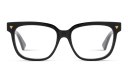 Shop BOTTEGA VENETA Triangle Stud Square Eyeglasses online.