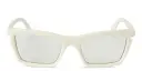 Shop OFF WHITE Style 50 Unisex Wide Cat-Eye Eyeglasses online.
