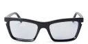 Shop OFF WHITE Style 50 Unisex Wide Cat-Eye Eyeglasses online.