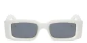 Shop OFF WHITE Arthur Unisex Rectangle Sunglasses online.