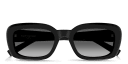 Shop SAINT LAURENT Logo Rectangle Sunglasses online.