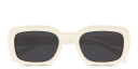 Shop SAINT LAURENT Logo Rectangle Sunglasses online.