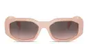 Shop VERSACE Medusa Biggie Irregular Sunglasses online.