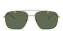 Shop Emporio Armani Rectangle Sunglasses online.