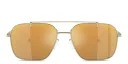 Shop Emporio Armani Rectangle Sunglasses online.