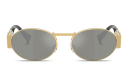 Shop VERSACE Medusa Unisex Oval Sunglasses online.