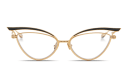 Shop VALENTINO V - Glassliner II Wide Cat-Eye Eyeglasses online.
