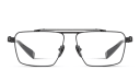 Shop BALMAIN Brigade VI Unisex Wide Rectangle Eyeglasses online.