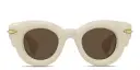 Shop LOEWE Signature Brown Pantos Sunglasses online.