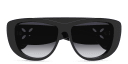 Shop ALAIA Petal Cut-Out Cat-Eye Sunglasses online.