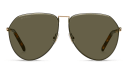Shop ETRO Luxury Metal Unisex Pilot Sunglasses online.