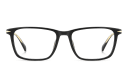 Shop DAVID BECKHAM Timeless Icons Rectangle Eyeglasses online.