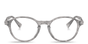 Shop BRUNELLO CUCINELLI Logo Unisex Round Eyeglasses online.