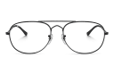 Shop Ray-Ban Bain Bridge Optics Unisex Wide Pilot Eyeglasses online.