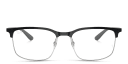 Shop Ray-Ban Optics Unisex Wide Square Eyeglasses online.