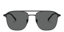 Shop GIORGIO ARMANI Logo Square Sunglasses online.