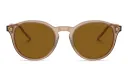 Shop GIORGIO ARMANI Logo Signature Panthos Sunglasses online.