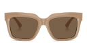 Shop BURBERRY TB Motif Square Sunglasses online.