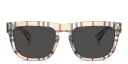 Shop BURBERRY Vintage Check Square Sunglasses online.