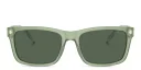 Shop Emporio Armani Logo Rectangle Sunglasses online.