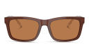 Shop Emporio Armani Logo Rectangle Sunglasses online.