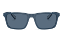 Shop Emporio Armani Logo Rectangle Sunglasses online.