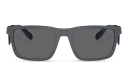Shop Emporio Armani Logo Rectangle Sunglasses online.