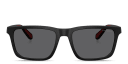 Shop Emporio Armani Logo Rectangle Sunglasses online.